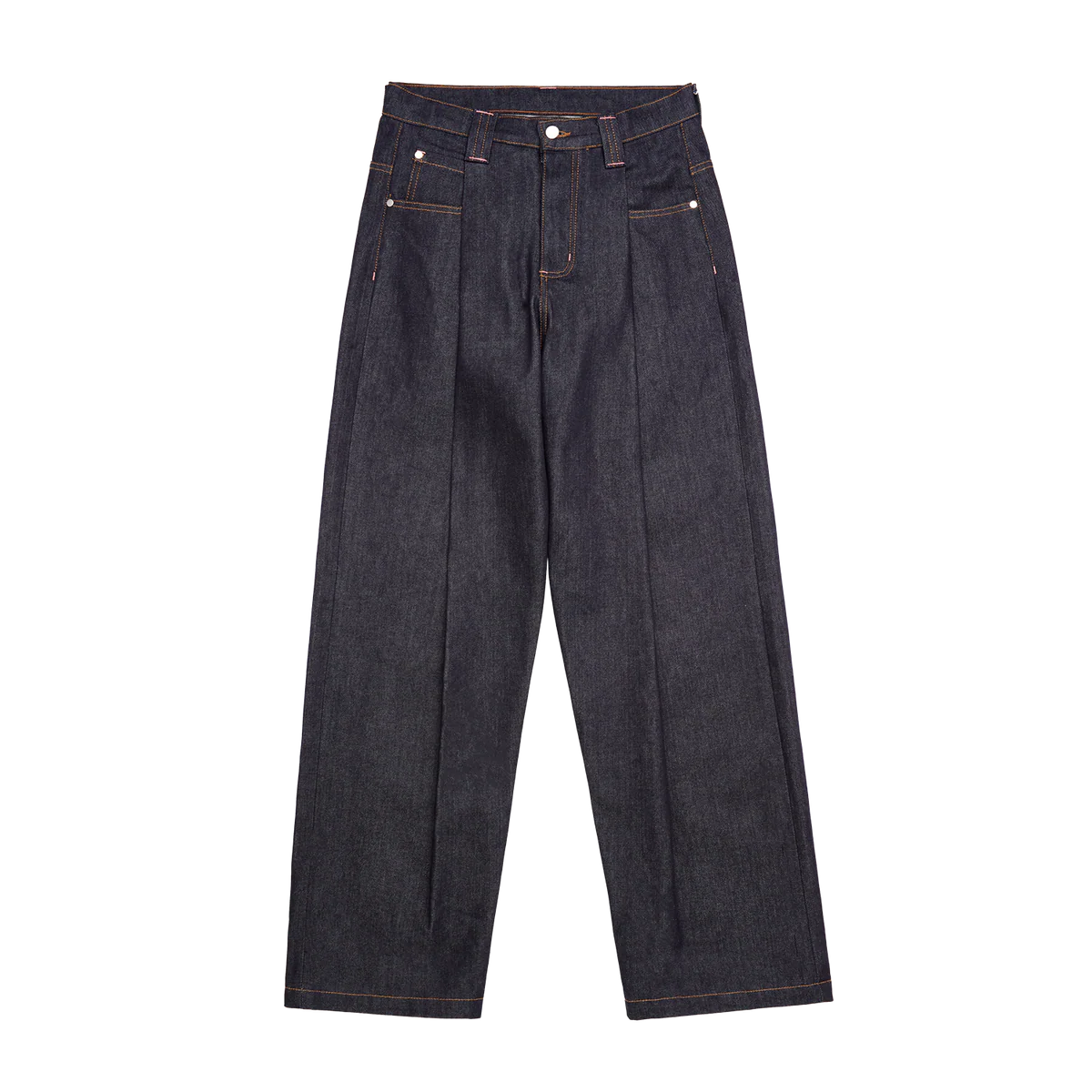 PLEATED-DENIM-JEAN-1 PLEATED DENIM JEAN RAW