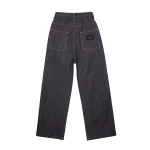 PLEATED DENIM JEAN RAW