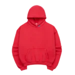 SKYLRK Knit Hoodie Jelly Red