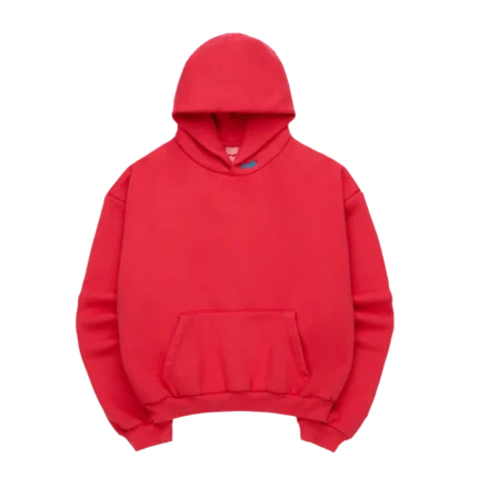 SKYLRK Knit Hoodie Jelly Red
