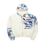 SKYLRK Zip Hoodie Wave Camo