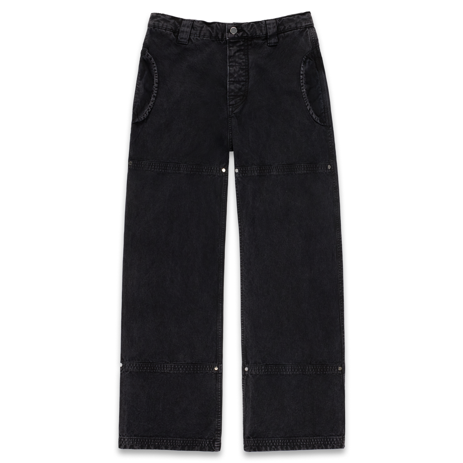 SLB023-1014_FRONT SWOOP WAFFLE PANT