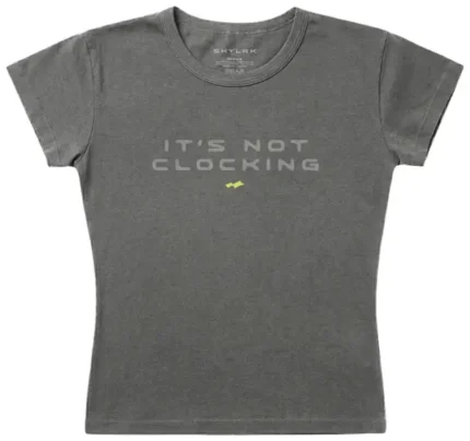 SKYLRK Coachella It’s Not Tee Clocking ‘Grey’
