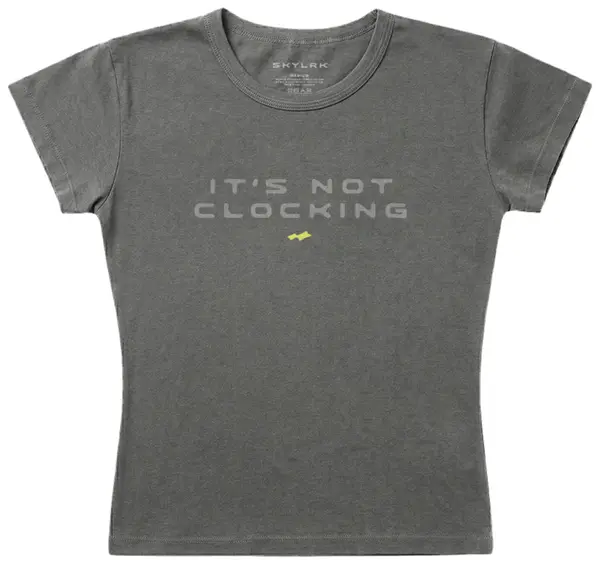 SKYLRK-Coachella-Its-Not-Tee-Clocking-Grey SKYLRK Coachella It’s Not Tee Clocking ‘Grey’