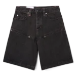 SKYLRK Denim Black Shorts