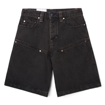 SKYLRK Denim Black Shorts