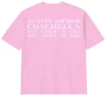 SKYLRK Justin Bieber Coachella Graphic IV 2026 Tee ‘Pink’