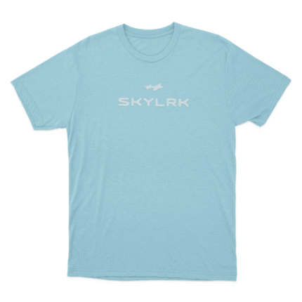 Skylrk Sky Blue logo T Shirt